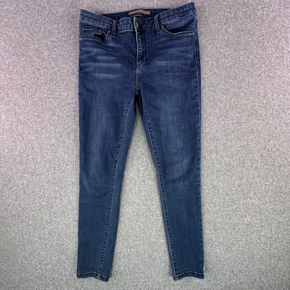 Joe's Jeans Jeans Women 30 Skinny Dark Blue Whiskering Stretch Denim